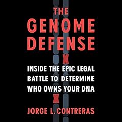 The Genome Defense Audiolibro Por Jorge L. Contreras arte de portada