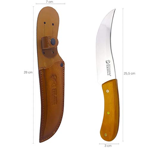Coqueiro, 206ZTB, Faca Coreadeira em Aço Carbono 6' com Bainha de Legítimo Faca Para Corear Full Ta