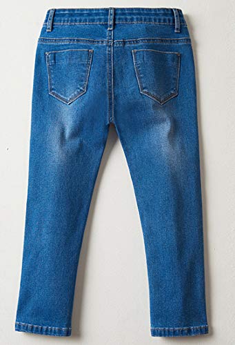 Girls Five Pockets Classic Botton Closure Stretch Skinny Jeans | Jeggings Pants for Girls 2-7T2