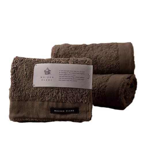 SHINKO TOWEL MAISON BLANC フェイスタオル3枚 (スレートグレー) 泉州タオル 日本製 シンプル 無地 単色 ギフト 贈り物[お中元]