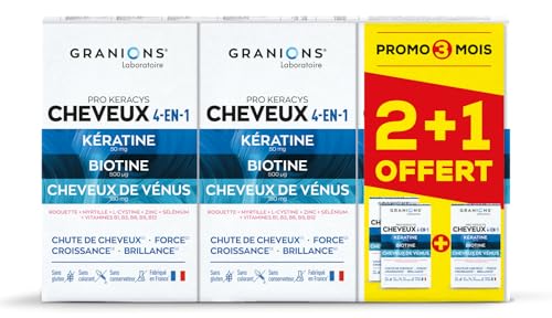 GRANIONS PRO KERACYS 4-EN-1 | Anti-chute Cheveux + Force +