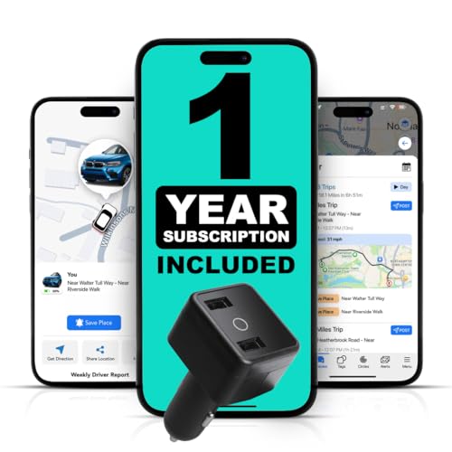 Image of Cigarette Lighter Plug n Play GPS Tracker Fit Any Vehicle for Car EV Truck Wireless GPS Tracker, Alexa Voice SOS Live Location Geo Fencing Overspeed Alerts, 1 Years Plan SIM | Android & iOS