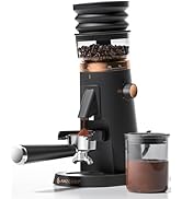 AMZCHEF Electric Coffee Grinder, Burr Coffee Grinder with 75 Grind Settings, Anti-Static Tech & Q...