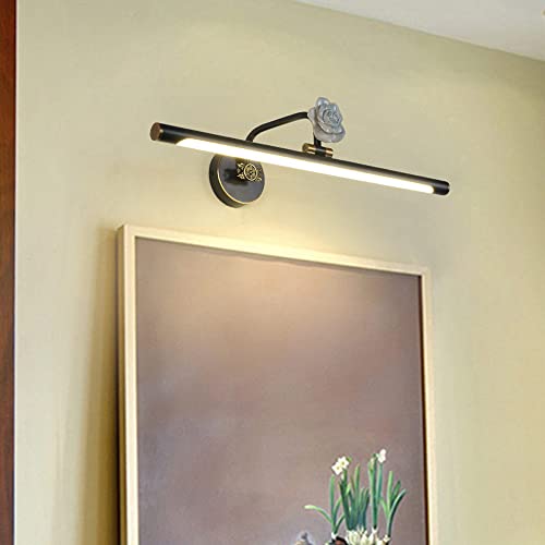 Lámpara de pared de cerámica ajustable con luces LED para espejo baño 3