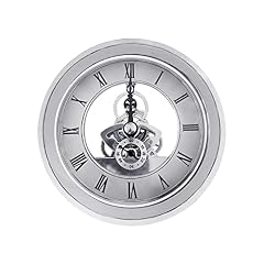 Clock Inserts, Transparent Skeleton Clock Inserts, Recessed Quartz Clockwork Table Clock, Clock