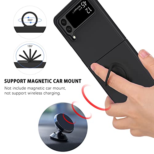 Carcasa Samsung Z Flip 4 con anillo para ver vídeos cómodamente 7