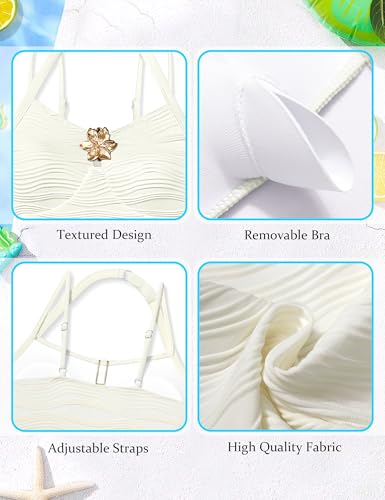 Image of Girl Swimsuit One Piece Cutout Ruched Bathing Suit for Girls Color Block Adjustable Straps Pad Swimwear 9-18y