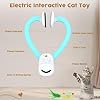 Interactive Cat Toys for Indoor Cats: Automatic Flying Bird Feather Wand Chase Exercise Enrichment Stimulation, USB Rechargeable Durable Safe Hanging Toy for Bored Kittens Adult Multi Cat Households #4