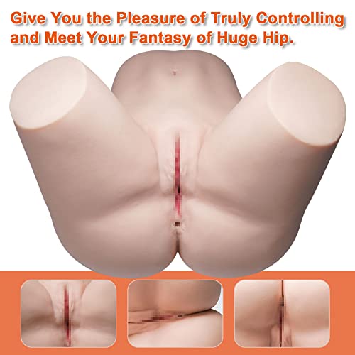 Image of TANTALY 54 LB Male Masturbator Sex Doll Realistic Torso Silicone Female BBW Butt Pocket Pussy Ass with Tight Vagina Anal Stroker Life Size Adult Love Dolls Sex Toys for Men Orgasm Pleasure Eva(Fair)
