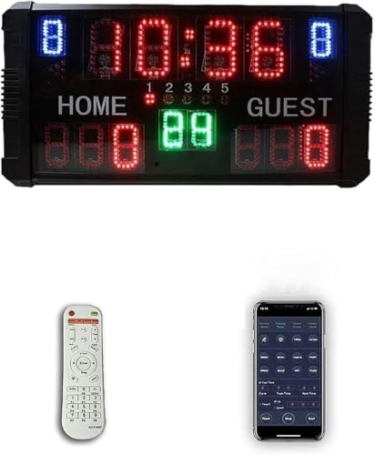 Marcador Electrónico LED con Control Remoto Inalámbrico