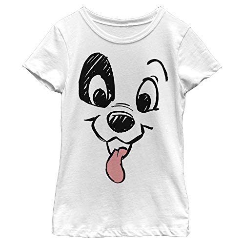 Image of Girl's One Hundred and One Dalmatians Happy Patch with Tongue Out T-Shirt