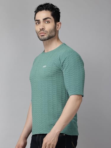 Image of TICOSS Men's Polyester Regular Fit T-Shirt