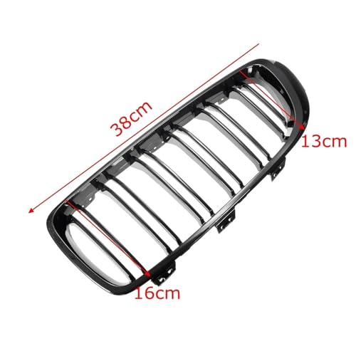 Rejillas frontales de radiador para BMW F36 y F82 Coupé 2013-2020 4