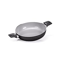 Moneta Futura tegame 28cm, rivestimento naturale FineGres (NO PFAS), anche per induzione. 100% Made in Italy