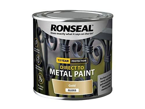 Ronseal DIRECT TO METAL GOLD GLOSS 250ML