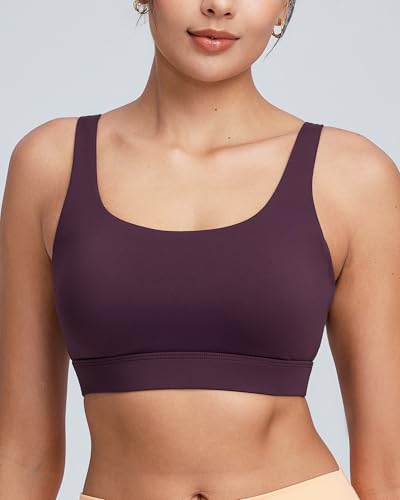 Image of RUNNING GIRL Sports Bra for Women High Support, Molded Cup High Impact Sports Bras with Sewn in Pads Workout Running Bra