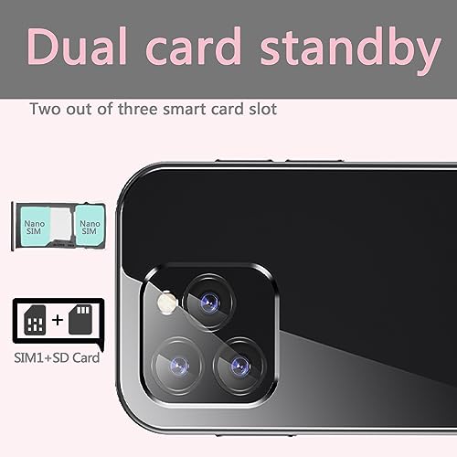 Hipipooo XS14 PRO Mini Smartphone 4G Unlocked 3.0 Inch Quad Core Dual Sim Card Face Id 2600Mah Android Kids Small Mobile Phone Students Pocket Premium Child Cellphone thumb #5