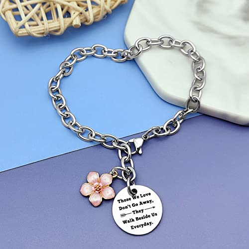 Bereavement Gift Bracelets Sympathy Gift for Loss of Mother Father Memorial Gifts for Loss of Husband Brother Sister Remembrance Gifts in Memory Presents Stainless Steel Bracelet Condolence Presents3