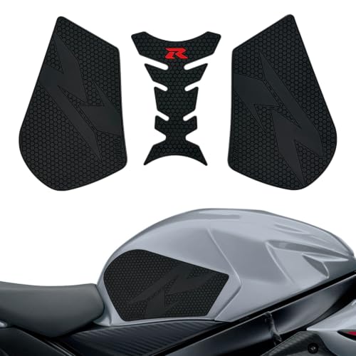 Protège-réservoir SUZUKI GSXR 600 750 650 2019-2026 coussinet de traction antidérapant noir