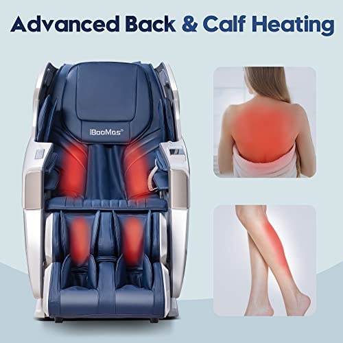 Iboomas 2023 Massage Chair Full Body,App Control Sl Track Zero Gravity Massage Chairs With Ai Voice,Auto Leg Extension,Back And Calf Heatied,Yoga Stretch,Usb Port,Bluetooth,Shiatsu Recliner(R8606) #TOP7