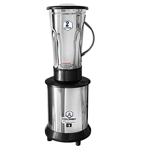 liquidificador industrial 2 litros baixa rotação bivolt - jl colombo