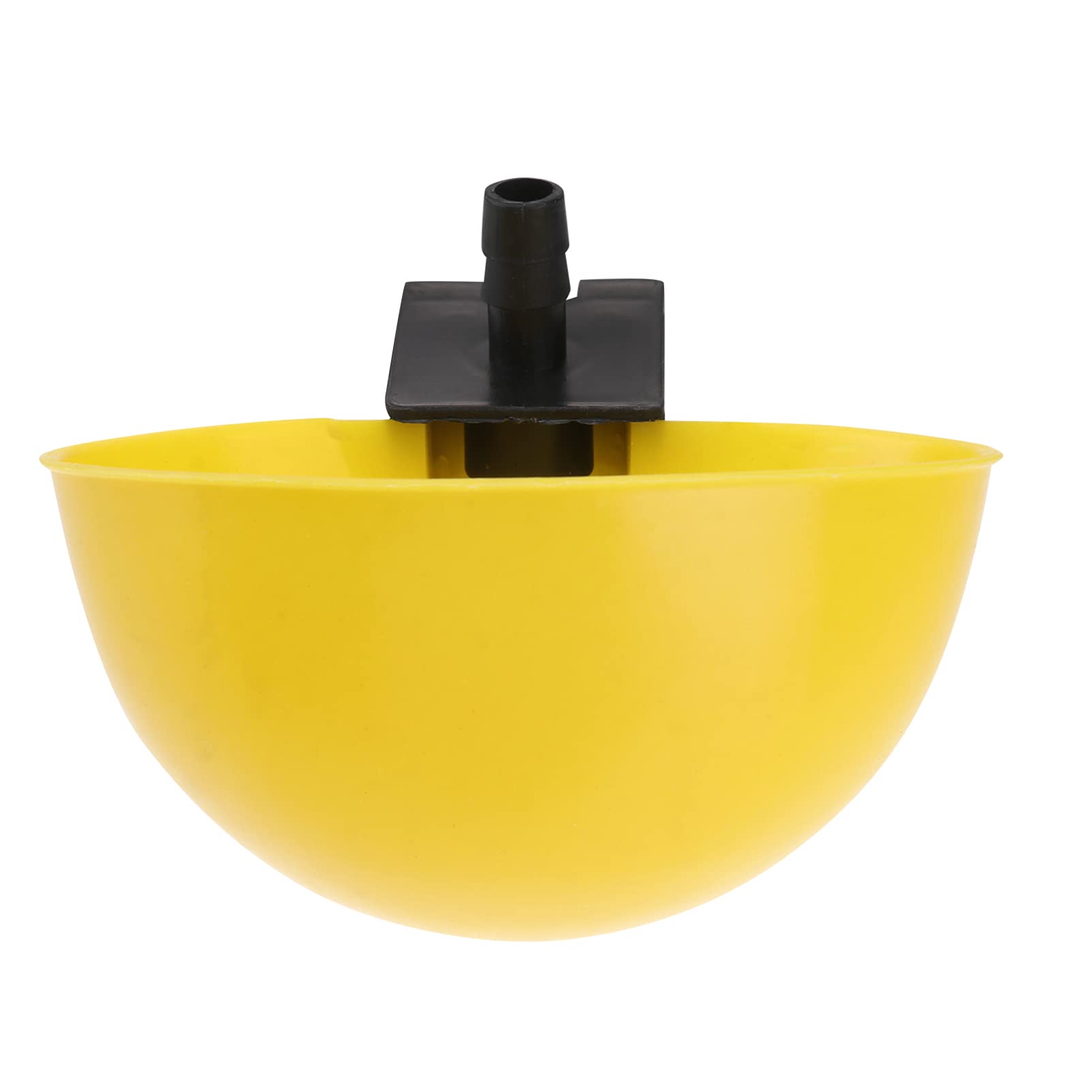 15pcs Bird Water Drinker Automatic Pigeon Feeder Quail Water Dispenser Dove Water Pot Container Poultry Watering Bowls for Farm Animal Flock Quail Hen Yellow