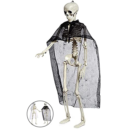 eternal use Halloween Skelett Decration Skelett Halloween Props Figur Horror Skelett für Party und Halloween Garten Hof Dekoration, Gruselparty, Mottoparty, Karneval, Höhe: 40 cm (Skelett Bräutigam) Cover