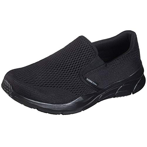 Skechers EQUALIZER 4.0 TRIPLE-PLAY, Zapatillas sin cordones para Hombre, Black Engineered Mesh/Black...