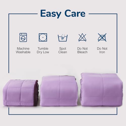 Lessymo Cobertor pesado para adultos – 9 kg, 152 x 203 cm, tamanho Queen – Cobertor pesado lavável p