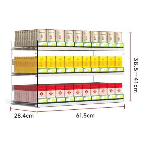 Expositor de cigarrillos de pared transparente e impermeable para tiendas de conveniencia 3