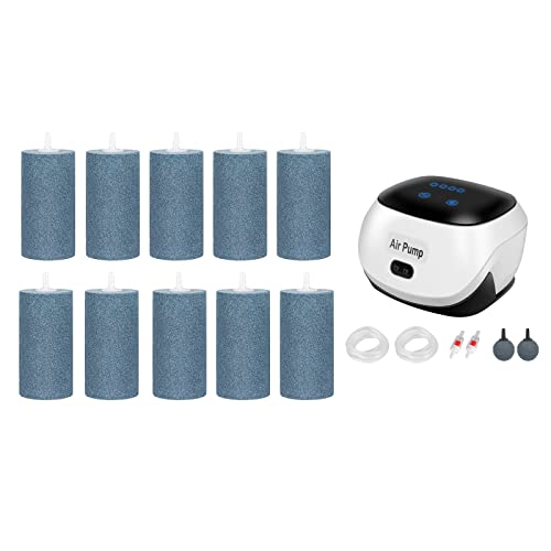 Image of Simple Deluxe Aquarium Air Pump 40 GPH 2.5W for Fish Tank, Fountain, Hydroponics