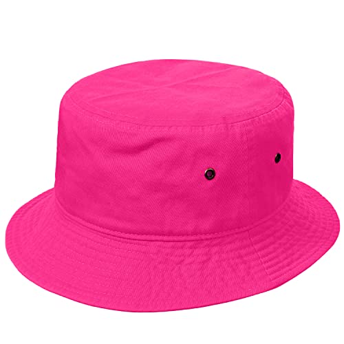 Image of Falari Men Women Unisex Cotton Bucket Hat 100% Cotton Packable for Travel Fishing Hunting Summer Camp