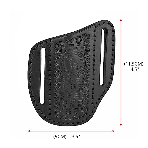 Tourbn Ledertaschenmesserscheide für Gürtel EDC Holster Taschenmesser Werkzeugtasche Handgemachtes Geschenk