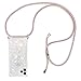 Produktbild Handykette Handyhülle Case Flüssig Bewegende Treibsand Glitter mit iPhone 11 Pro Max Liquid Cover - Handy-Kette Handy Hülle mit Kordel Umhängen -Handy/Band Halsband Lanyard/Halsband Necklace