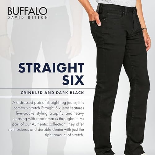 Image of Buffalo David Bitton Men's Six Slim Fit Jean in Spirit