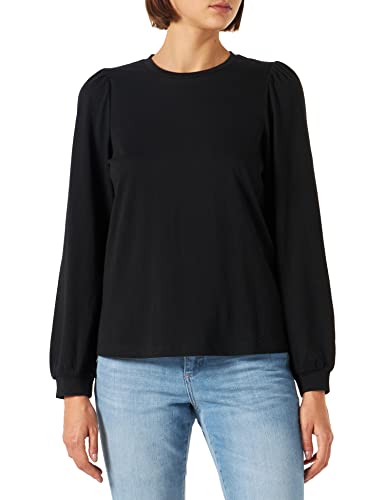 VERO MODA Vmkerry Ls O-Cou Top VMA Noos T-Shirt, Noir, S Femme VERO MODA Vmkerry Ls O-Cou Top VMA Noos T-Shirt, Noir, S Femme