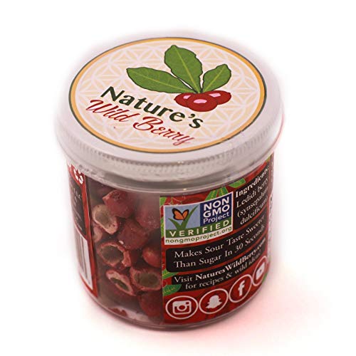 The 6oz Medium Jar, Miracle Berry As Seen On Tiktok, 100% Premium Ledidi Fruit By Nature's Wild Berry, Turn Sour Sweet With Flavor Changing Berries aka "Magic Berries"