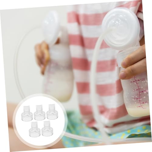 OSOLADY 5個 電動搾乳器用シリコン製ダックビルバルブ 防逆流機能付き交換パーツ 軽量コンパクトで持ち運び簡単 母乳コレクションをサポー