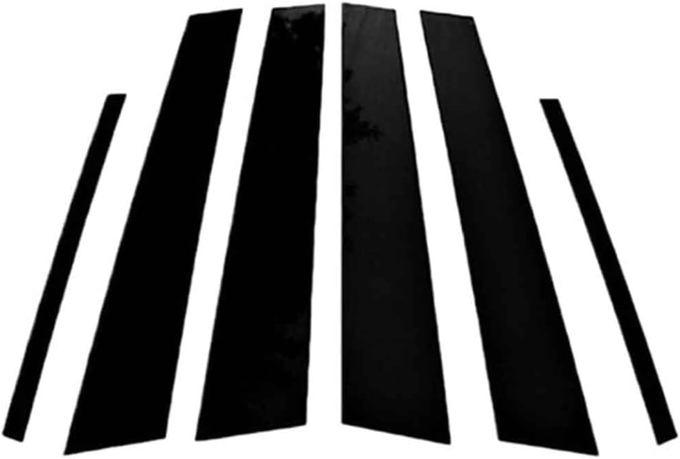 Car Window Pillar Posts for Benz GLA 200 250 260 2015-2019, Door Trims Cover B C Column Sticker Decal Side Moulding Stickers Auto Exterior Accessories,A/Glossy Blacck
