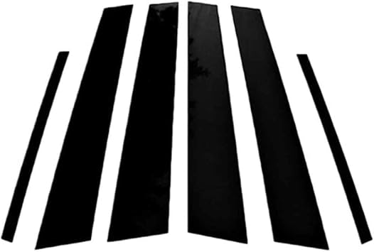 Car Window Pillar Posts for Benz GLA 200 250 260 2015-2019, Door Trims Cover B C Column Sticker Decal Side Moulding Stickers Auto Exterior Accessories,A/Glossy Blacck