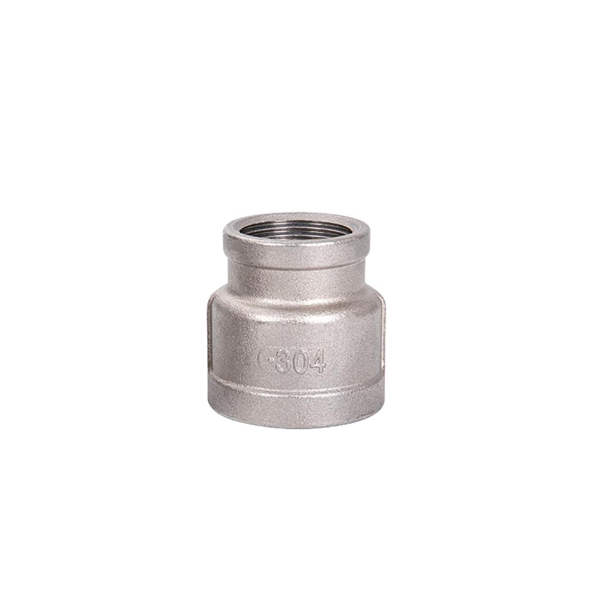 1/8"1/4" 3/8"1/2" 3/4"1" 1-1/4"1-1/2" NPT Rosca Hembra 304 Acero Inoxidable Reductor de Enchufe Accesorios de tubería Adaptador de conector-NO15