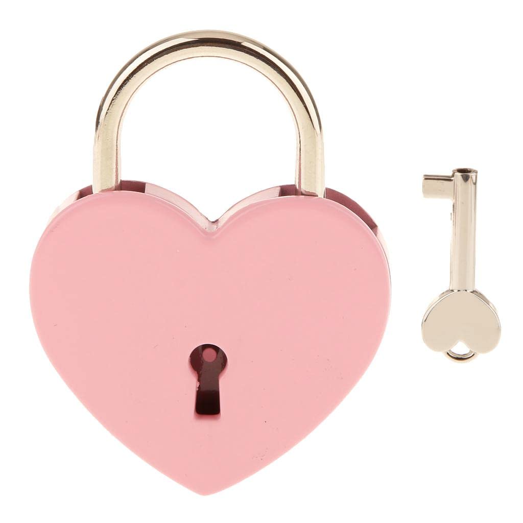 Vintage Personalized Heart Shape With Key Travel Locker Set - Pink L|Business & Industrial|Facility Maintenance & Safety|Access Control Equipment|Locks|Other Locks-image-27