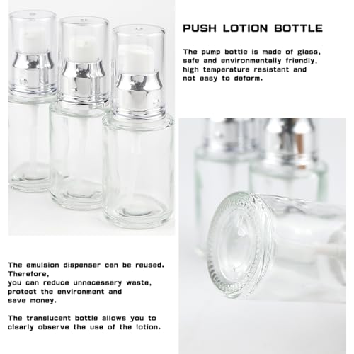LNQ LUNIQI Cosmetic Pump Bottle Glass - Image 3