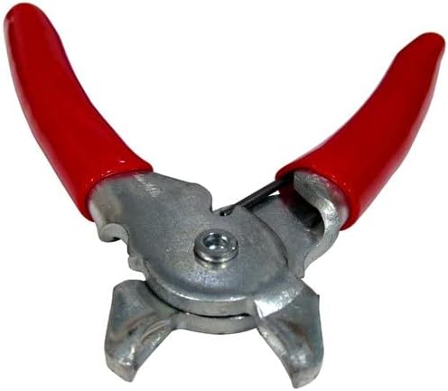 Miniatura 6 de Alicates de timbre y anillos de cerdo galvanizados de 12 pulgada, cercas de red, jaulas para tapicería de automóvil BLUNT (250 anillos de cerdo,
