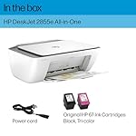 HP DeskJet 2855e Wireless All-in-One Color Inkjet Printer, Scanner, Copier, Best-for-home, 3 months of Instant Ink included (588S5A) - Image 5