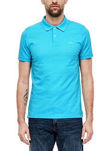 Preisvergleich Produktbild s.Oliver Herren Poloshirt aus Baumwollpiqué Aqua XL