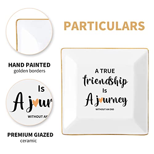 Image of Friendship Gift Best Friend Birthday Gifts for Women Friends Trinket Dish