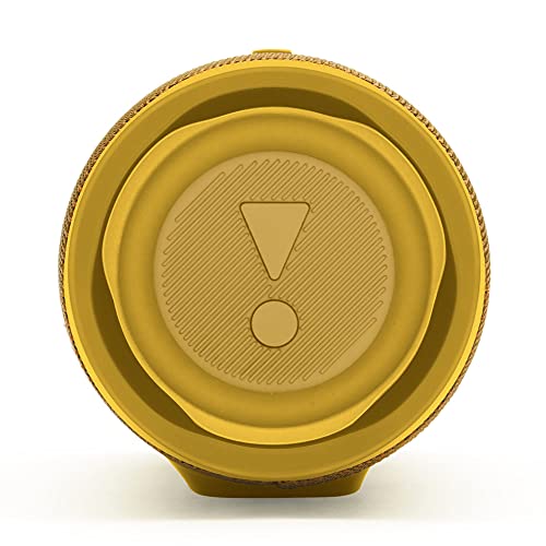 Image of JBL Charge 4, Wireless Portable Bluetooth Speaker, Signature Sound with Powerful Bass Radiator, 7500mAh Built-in Powerbank, Connect+, IPX7 Waterproof, AUX & Type C (Without Mic, Yellow)