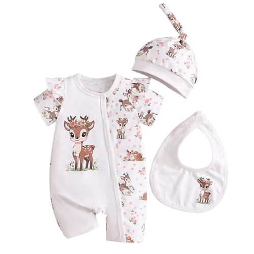 Baby Romper Newborn with Hat Girls Jumpsuit Sleeveless Baby 