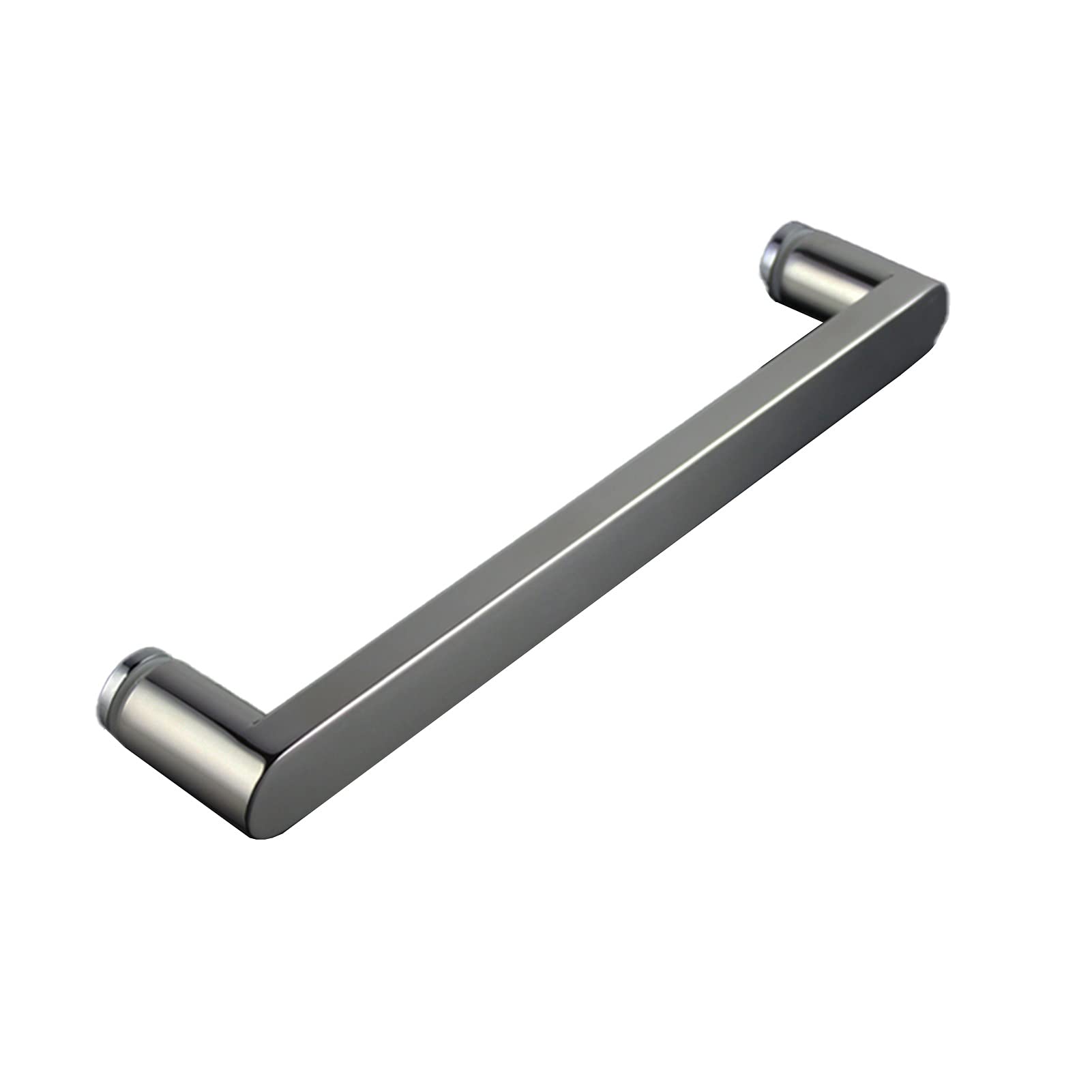RWRAPS Poignée de Porte en Verre à Pousser et à Tirer, poignée de Porte de Douche en Verre de Finition chromée polie en Acier Inoxydable Moderne pour Salle de Bain, Remplacement du Bouton de Porte ()